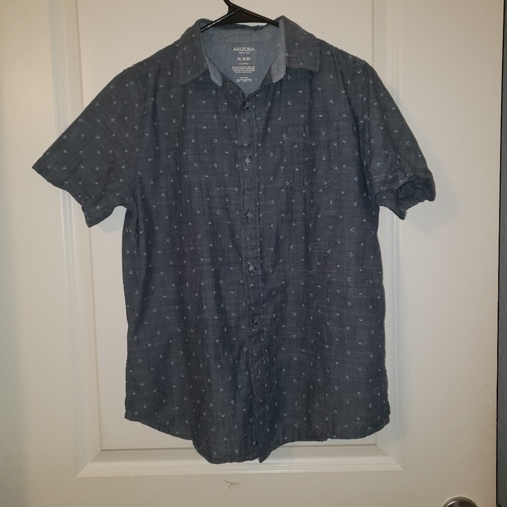 Arizona Gray Button Down Shirt